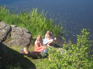 simon-amanda-och-malin-badade