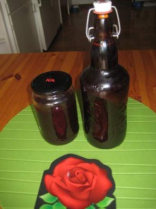 Gele och saft från Liza