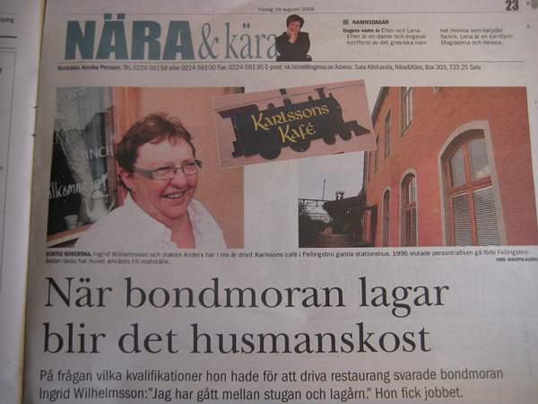 Bondmoran med husmanskost
