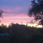 Rosa morgon i Piteå