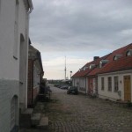 Trång gata i Torekov