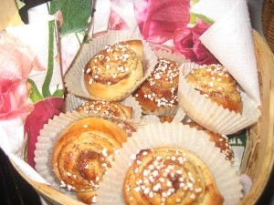 Korg med bullar