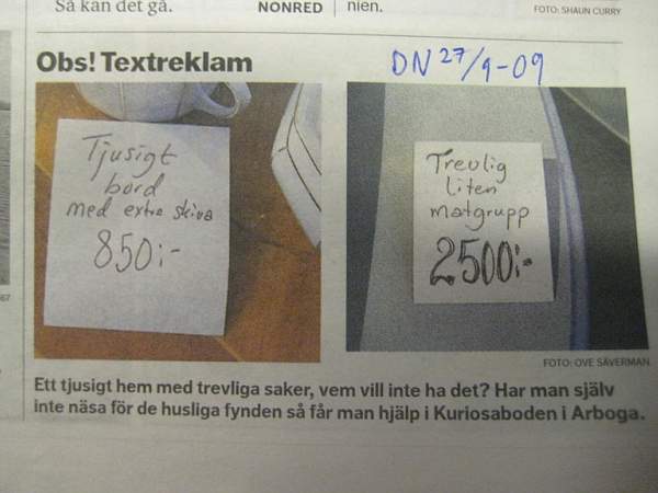 Kuriosaboden i DN
