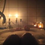 Sköna badet efteråt