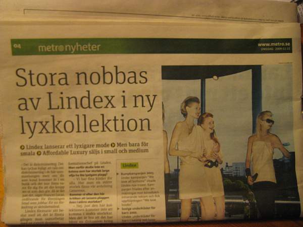 Lindex i Metronyheter