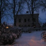 Glasmästarvillan i snö 16 dec 09 morgon