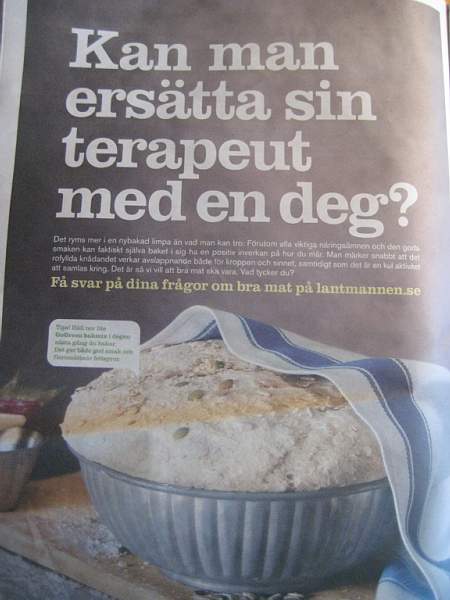 Kan man ersätta sin terapeut med en deg