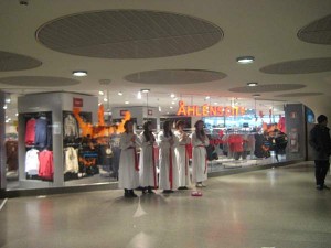Lucia i tunnelbanan