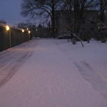 Mitt snöjobb 15 dec 09
