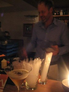 Trevlig bartender på Vimel Hagagatan i Stockholm