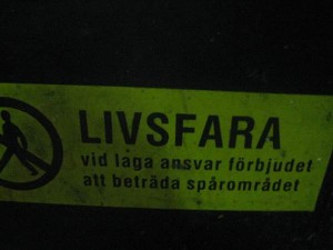 gammaldags livsfara på Centralen
