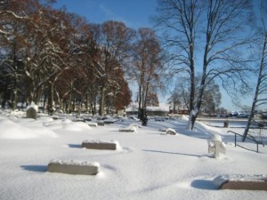 Gravarna syns inte