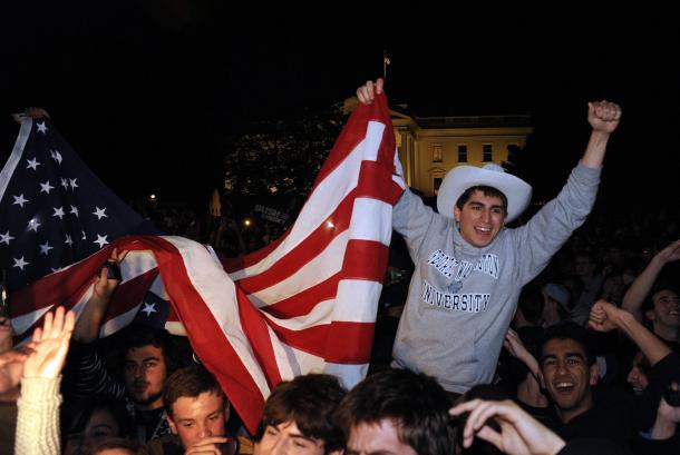 Hundreds-celebrate-death-of-Osama-bin-Laden-in-Washington