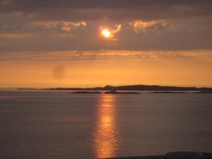 Solnedgång på Capri 20 maj 2012