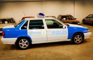Falsk polisbil