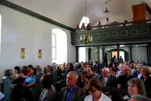 Gudstjänstdeltagare Säterbo kyrka
