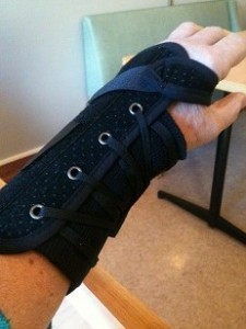 Armen nytt bandage 131111