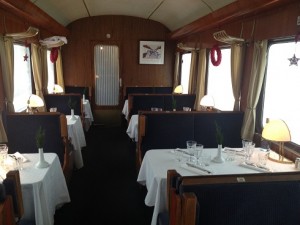 Blå tåget restaurangvagn