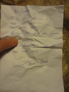 Brevet i paketet