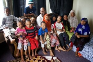 Somalisk familj