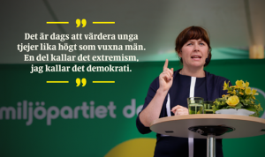 Miljöpartiet om kvinnor och män
