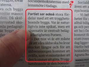 Vadå äldreomsorg