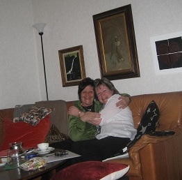 Susanne och Junith april 2011