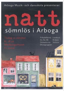 Affisch Arboga Musik och dansskola