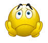 Besviken smiley