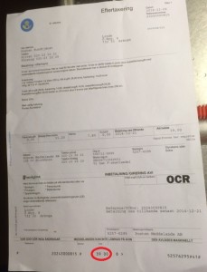 Postens krav - Kopia