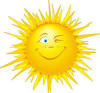 Sol blinkar