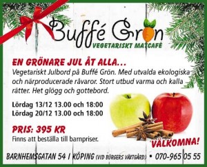 Grön buffe julbord