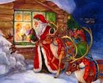 Jultomte och ren
