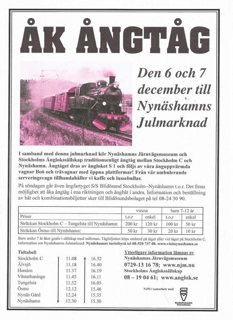 Med ånglok mot Nynäshamn! | Feel in the Blogg