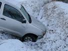 Bil i snödike