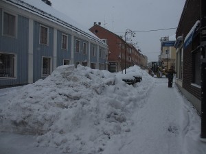 Nygatan i Arboga 2 febr 2015
