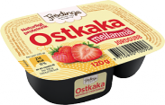 Ostkaka mellanmål jordgubb
