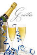 Grattis med champagne