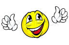 Jätteglad smiley
