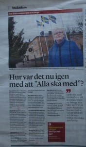 Min insändare  31 mars 2015 SÅ bra