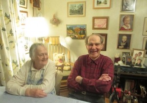 Hjördis och Göte på Fars Dag en jättehärlig dag 121111