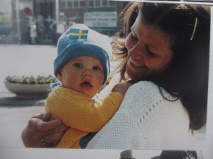 Susanne och Carl-Johan när kungen och Silvia besökte Arboga